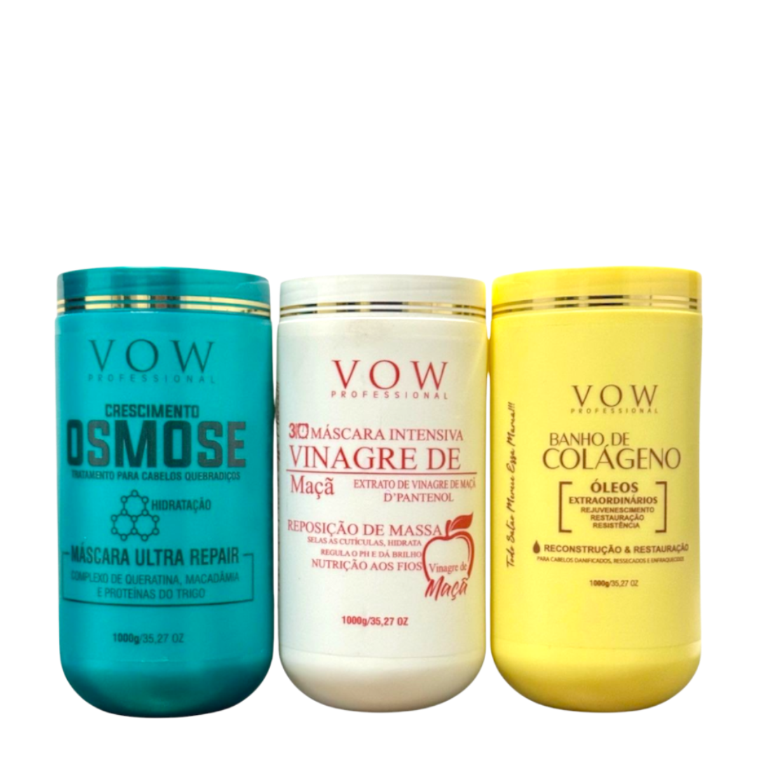 Kit Cronograma Capilar VOW